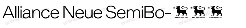 Alliance Neue SemiBo字体转换 Alliance Neue SemiBo字体转换